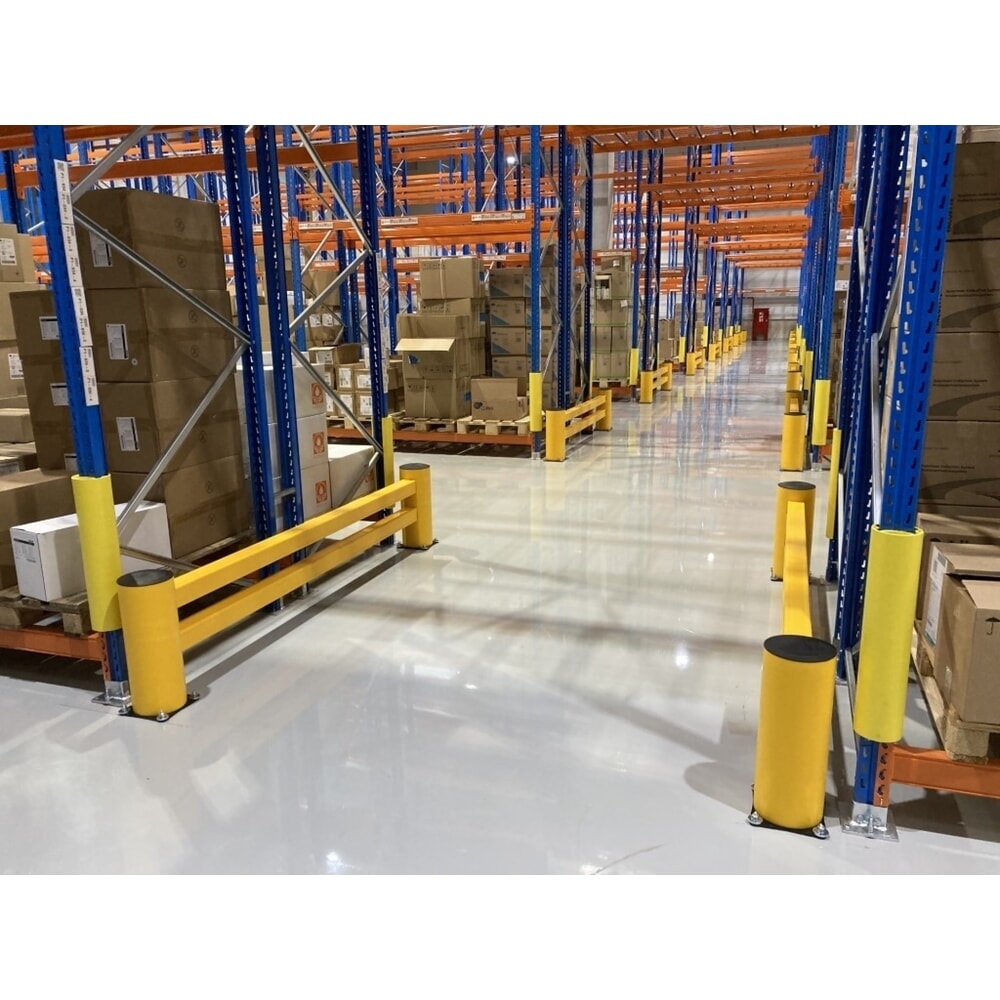 Produktabbildung Nr. 4: Veiligheidshek BOPLAN® Flex Impact® RE Rack End, lengte 1.200 mm, geel