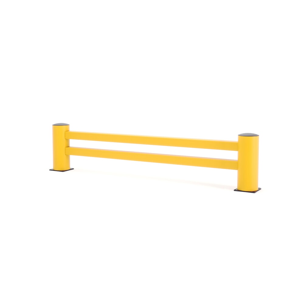 Produktabbildung Nr. 1: Protection de tête de rayonnage BOPLAN® Flex Impact® RE Rack End, longueur 2 500 mm, jaune