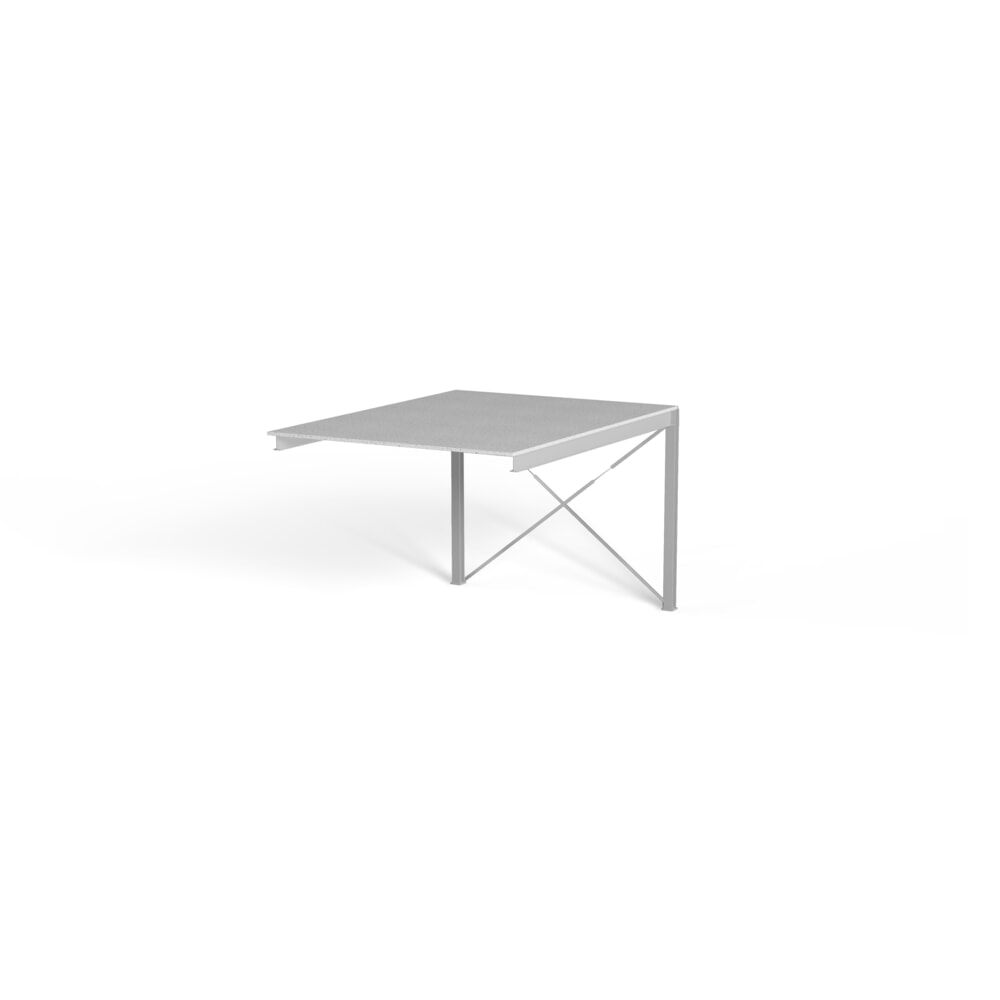 Bordestrap voor modulair entresolsysteem, uitstap links, lichtgrijs Productafbeelding nr. 7: Bordestrap voor modulair entresolsysteem, uitstap links, lichtgrijs