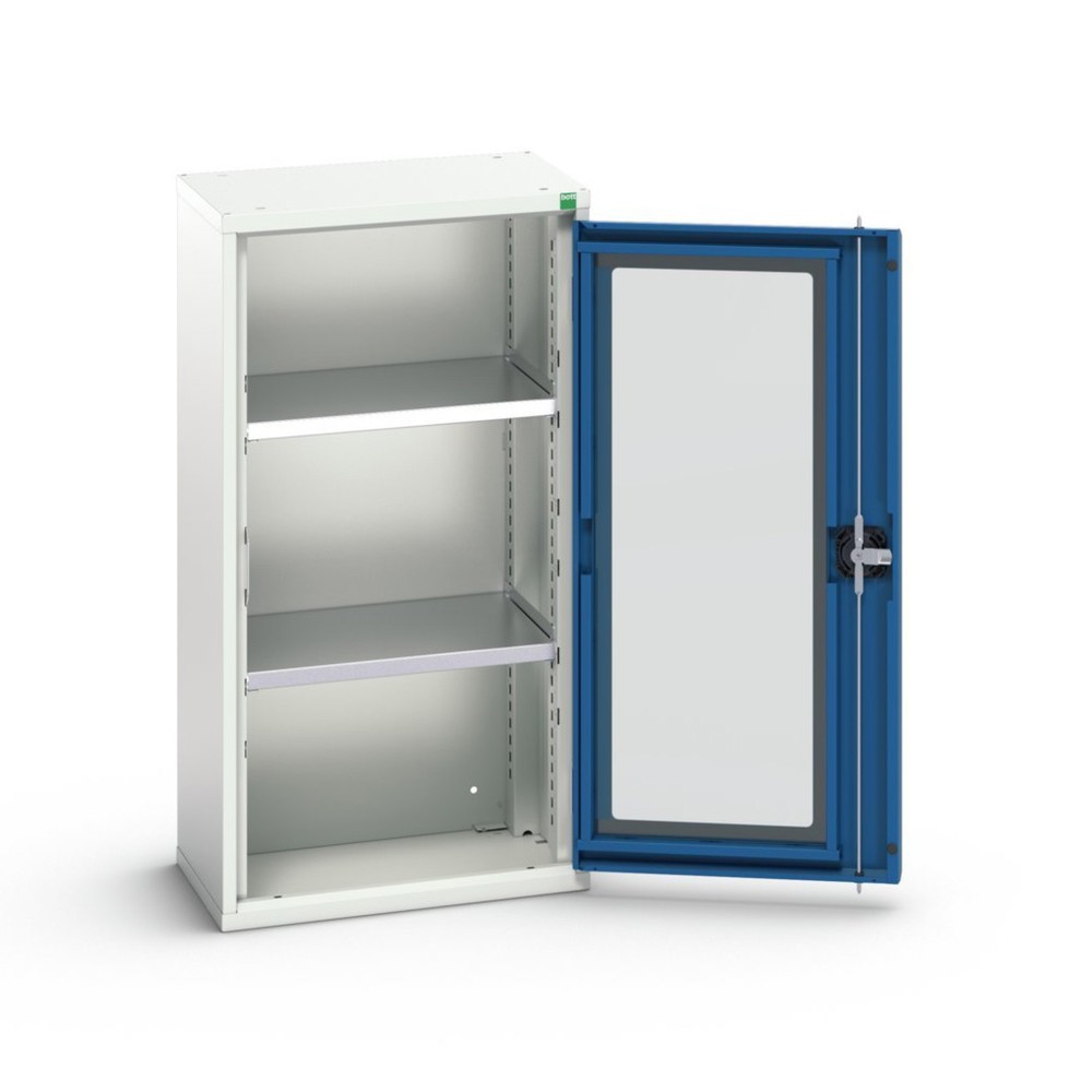 Produktabbildung Nr. 1: bott verso draaideurkast met kijkvenster, met 2 legborden, B x D x H: 525 x 350 x 1.000 mm