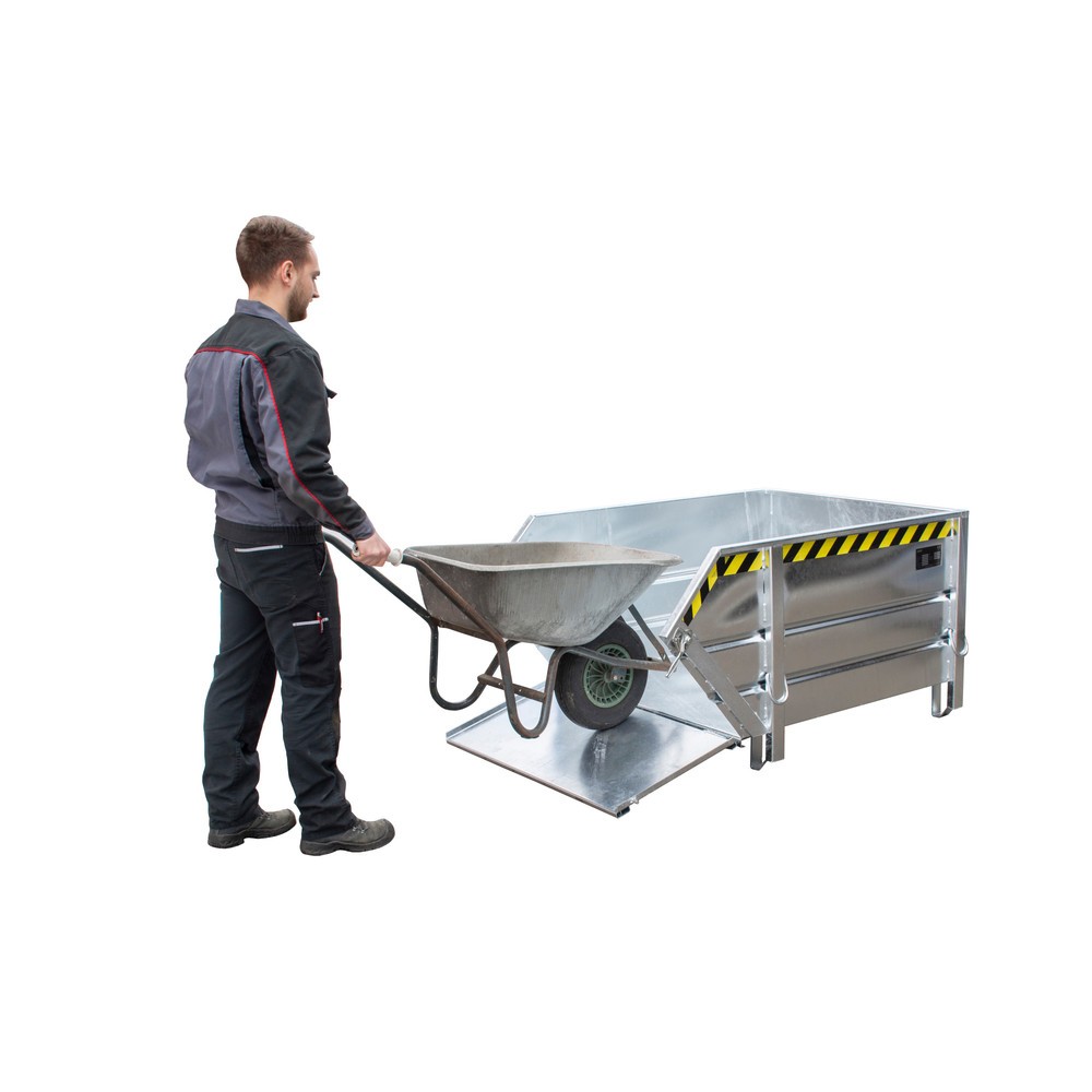 Produktabbildung Nr. 2: Bouwstof container Bauer® BBK 100, thermisch verzinkt