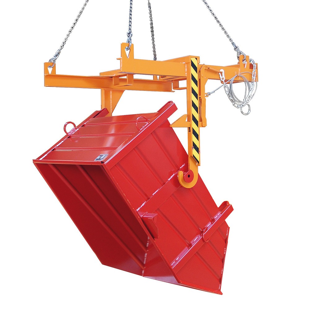 Produktabbildung Nr. 2: Bouwstof container Bauer® BBP 100, gelakt, vuurrood