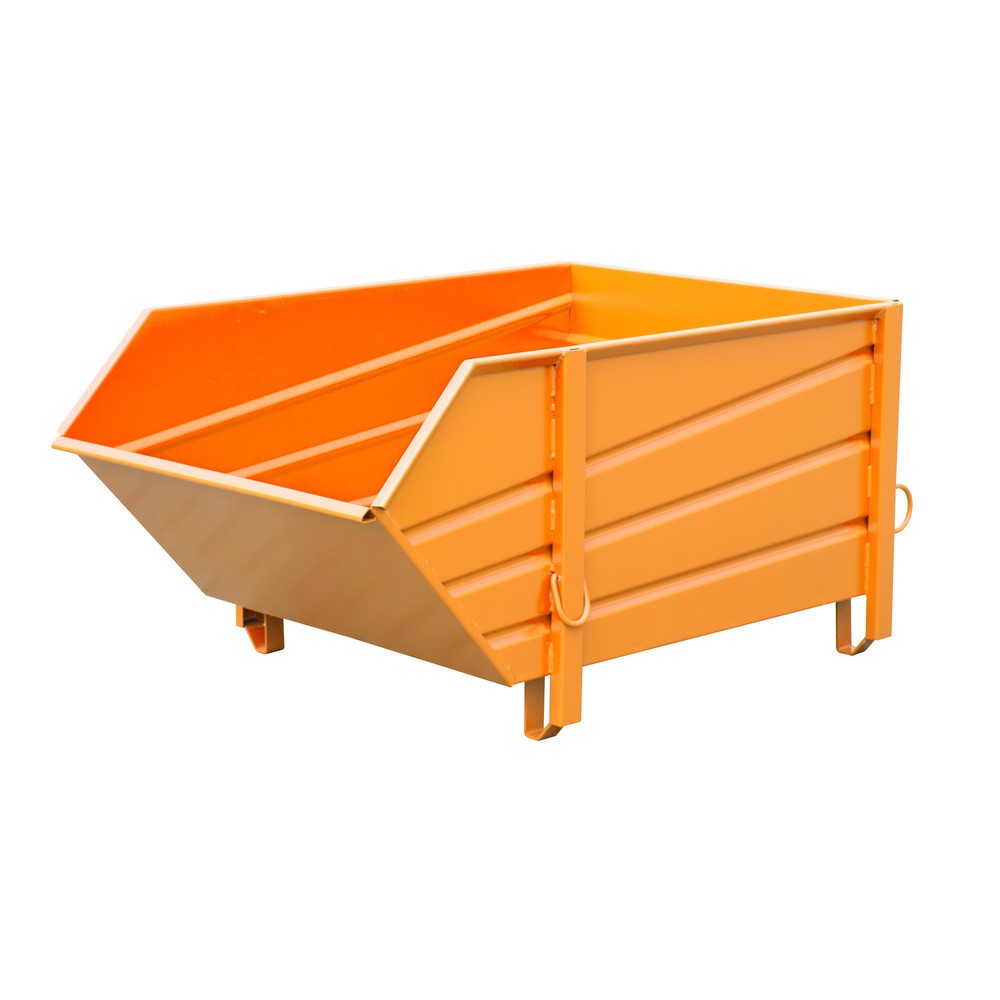Produktabbildung Nr. 1: Bouwstof container Bauer® BBP 100, gelakt, geeloranje