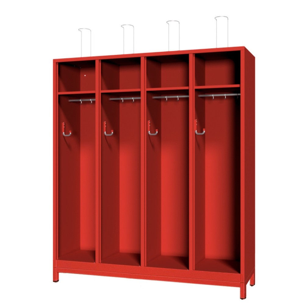 Produktabbildung Nr. 1: Brandweerkast PAVOY met poten, hxbxd 1.850 x 1.630 x 500 mm