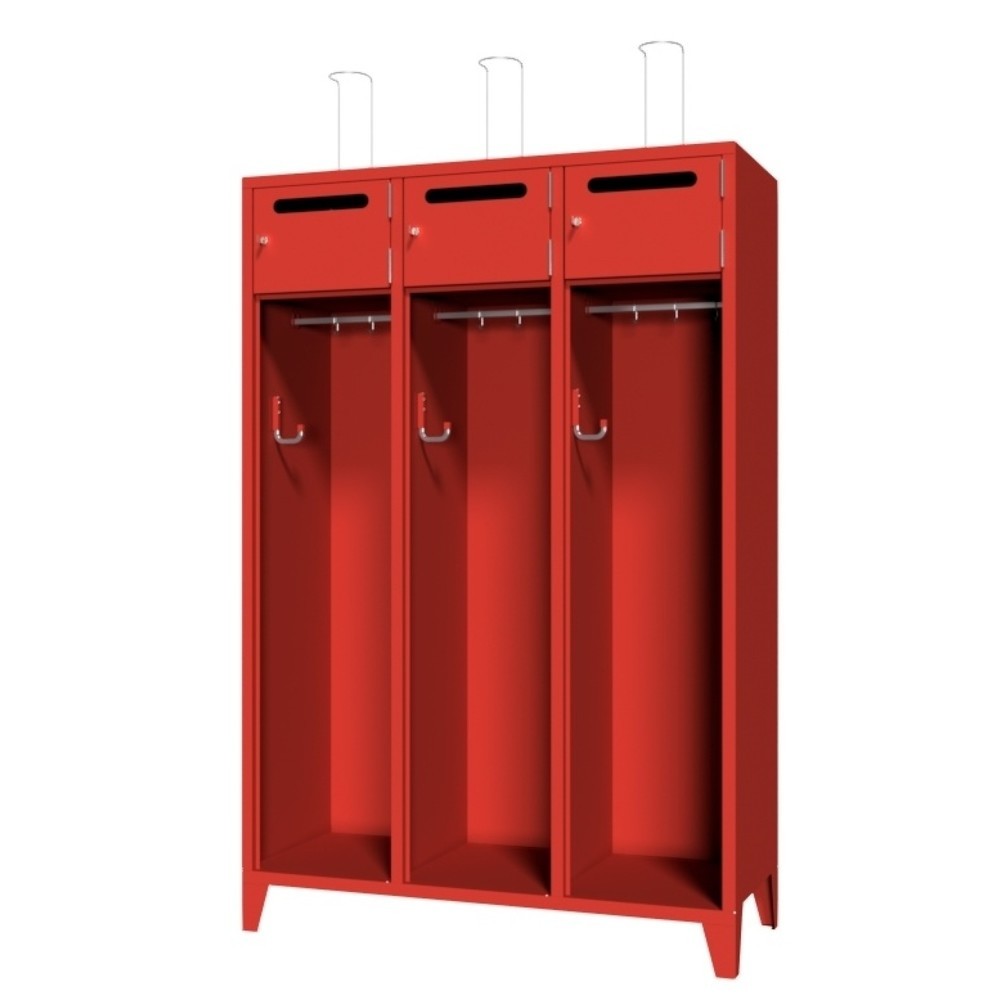 Produktabbildung Nr. 2: Brandweerkast PAVOY met poten + inwerpgleuf, hxbxd 1.850 x 1.230 x 500 mm