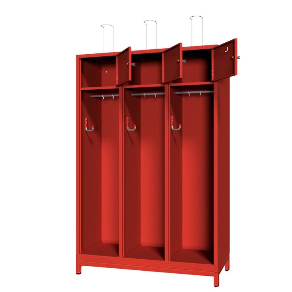 Productafbeelding nr. 2: Brandweerkast PAVOY met stelvoetjes + etikethouder, h x b x d 1.850 x 1.230 x 500 mm