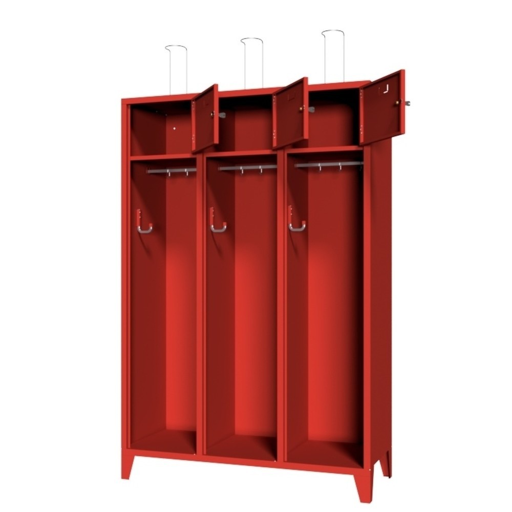 Produktabbildung Nr. 2: Brandweerkast PAVOY met poten + etikethouder, h x b x d 1.850 x 1.230 x 500 mm