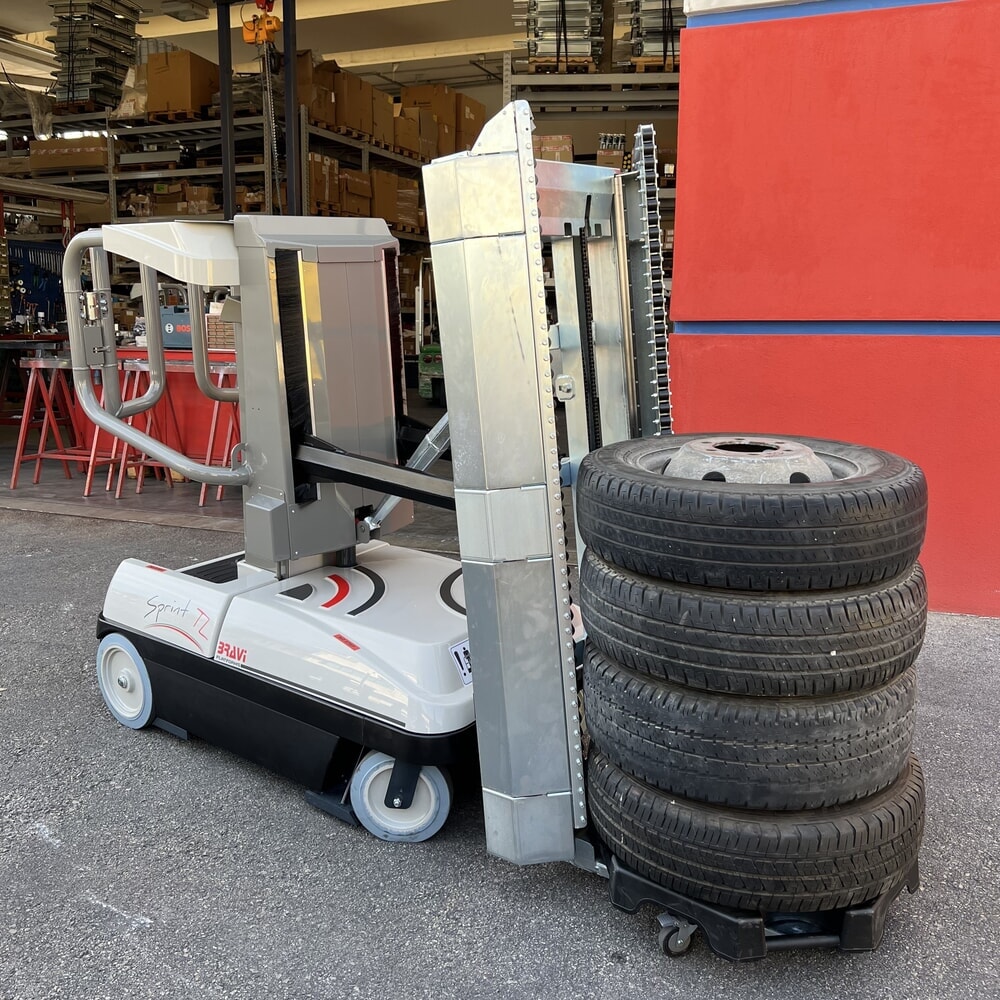 N° de l'image du produit 3 : Nacelle de préparation de commandes de pneus Sprint TL de Bravi® Platforms