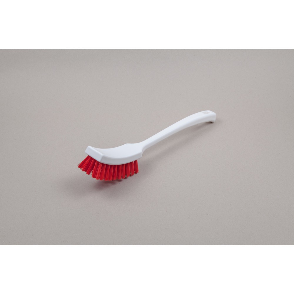 Produktabbildung Nr. 1: Brosse à manche hygiénique, plastique, poils polyester 0,50, dure, 410 mm, rouge