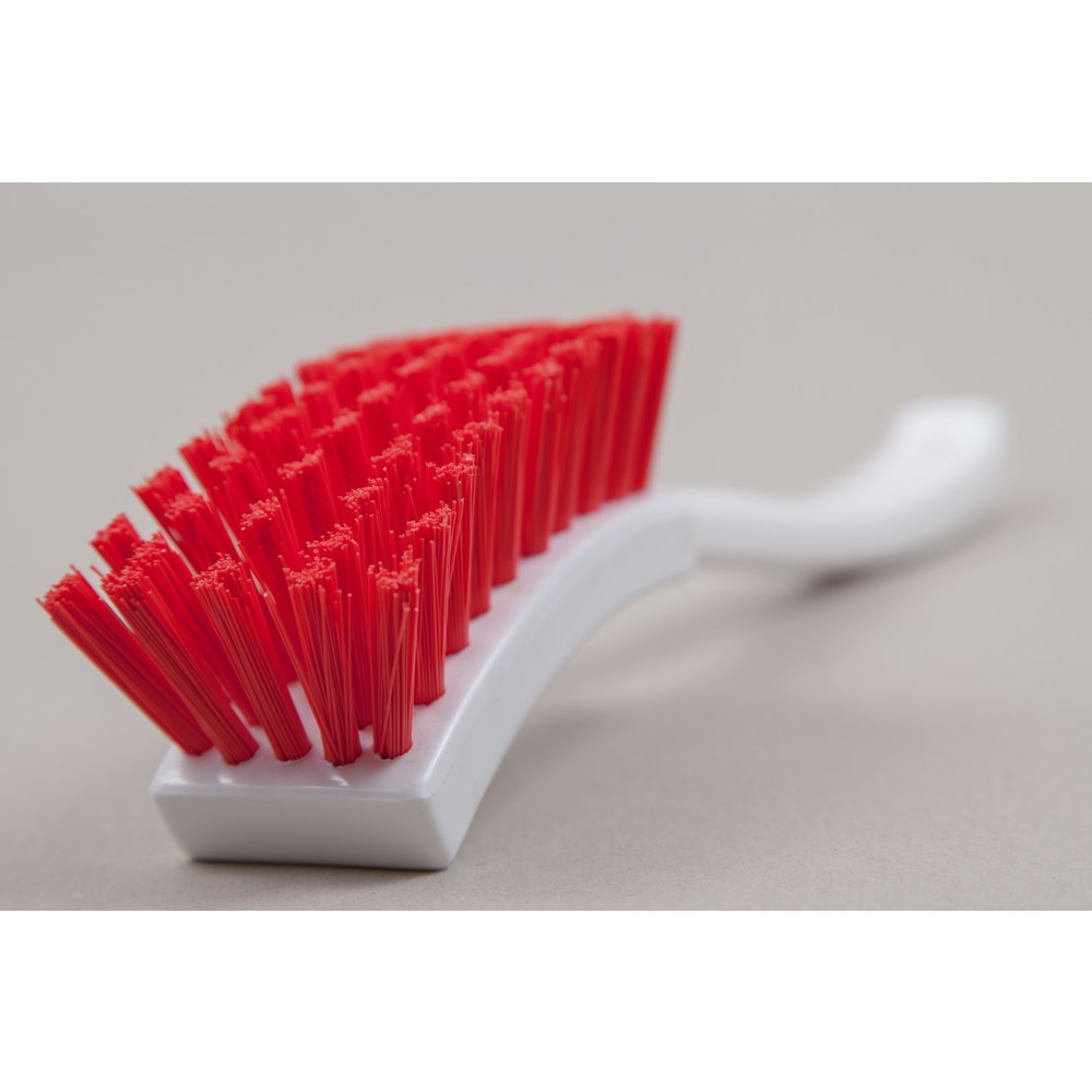 Produktabbildung Nr. 2: Brosse à manche hygiénique, plastique, poils polyester 0,50, dure, 410 mm, rouge