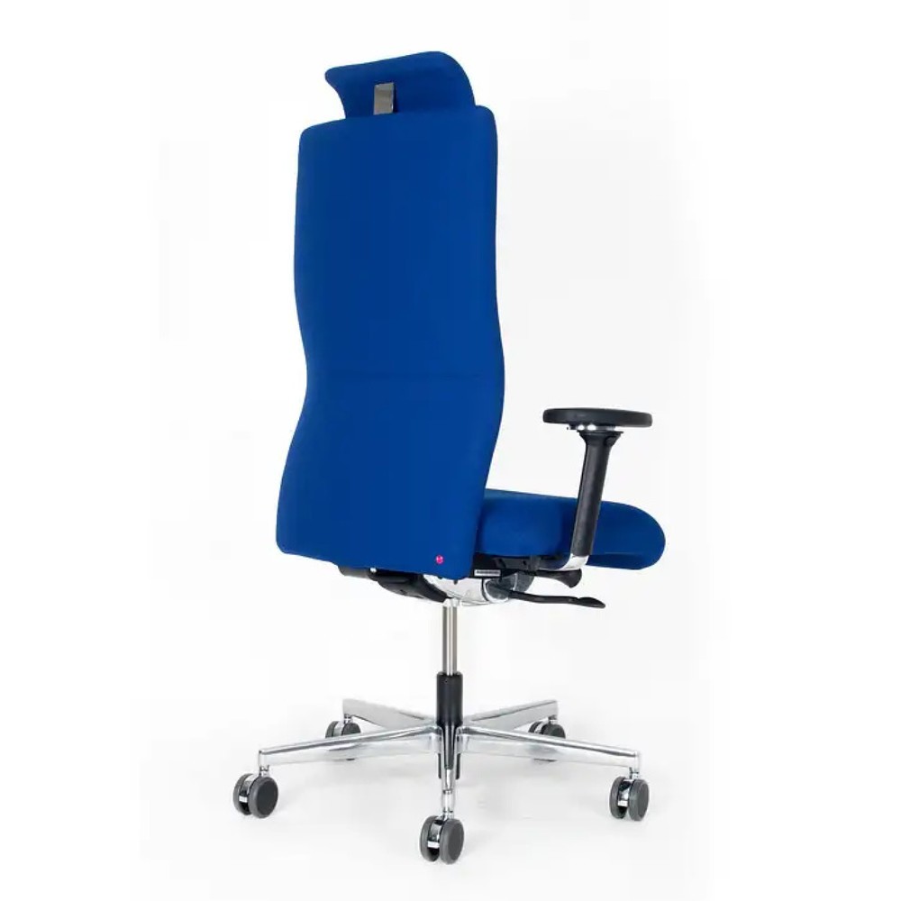 Productafbeelding nr. 4: Bureaustoel lento agilis XL AG12, 100% polyester, blauw, met hoofdsteun