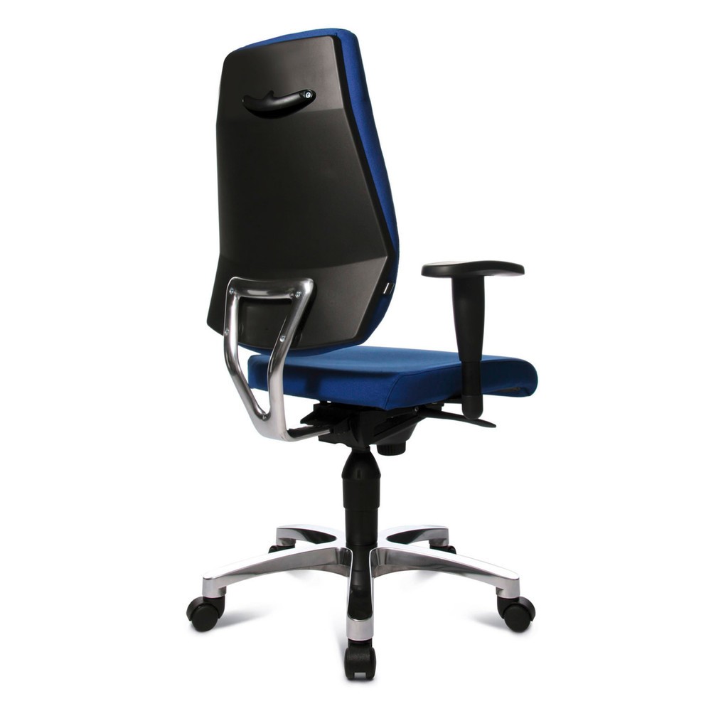 Produktabbildung Nr. 3: Fitness-draaistoelen, hg./brd. verstelb. armleun., kon.blauw