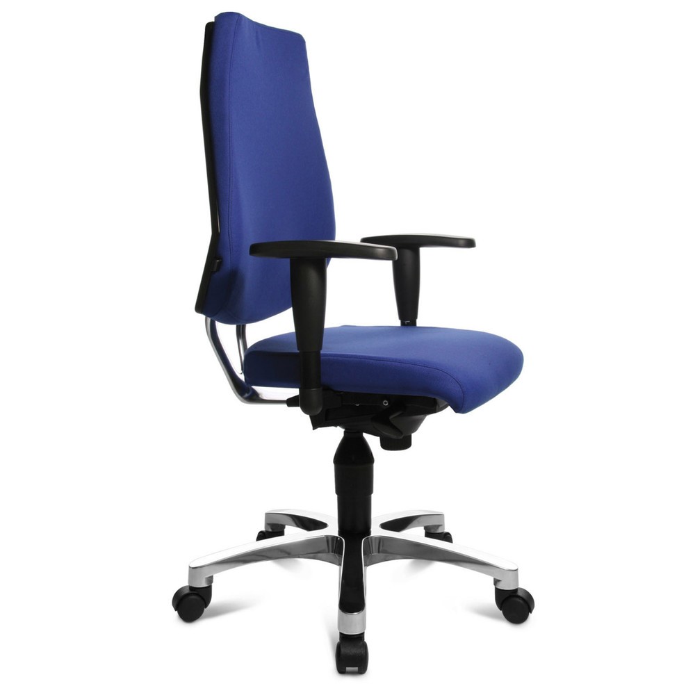 Produktabbildung Nr. 4: Fitness-draaistoelen, hg./brd. verstelb. armleun., kon.blauw