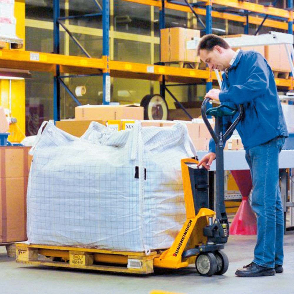 Produktabbildung Nr. 3: Transpallet met weegschaal Jungheinrich AMW 22p met comfortdisplay, draagvermogen 2.200 kg, volrubber / polyurethaan