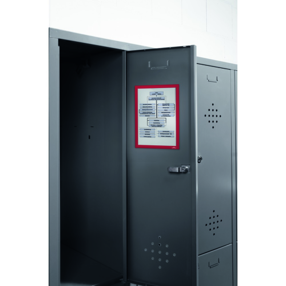Produktabbildung Nr. 3: Cadre magnétique DURABLE DURAFRAME®, DIN A4, rouge