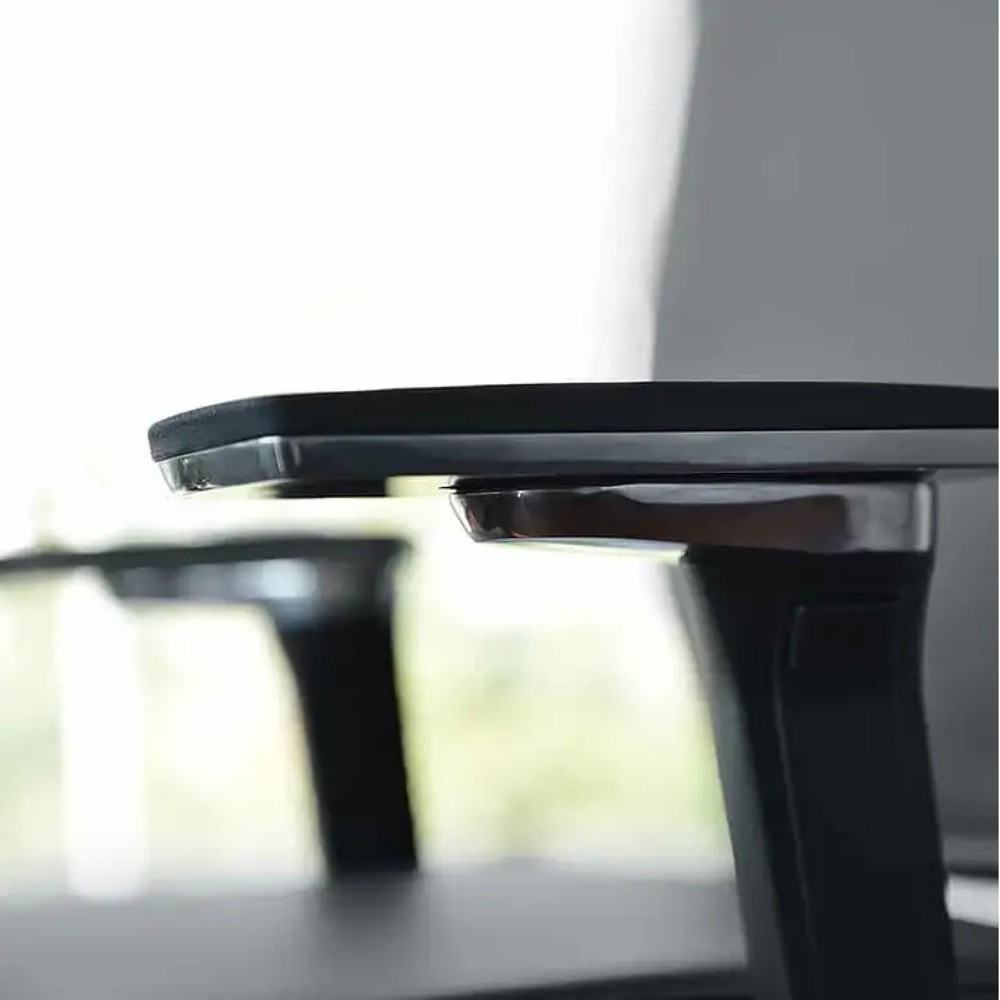 N° de l'image du produit 4 : Chaise de bureau lento agilis matrix MT14, 100 % cuir véritable, noir