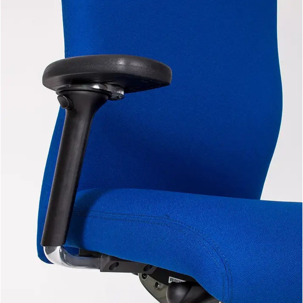 N° de l'image du produit 7 : Chaise de bureau lento agilis XL AG12, 100 % polyester, bleu, avec appui-tête