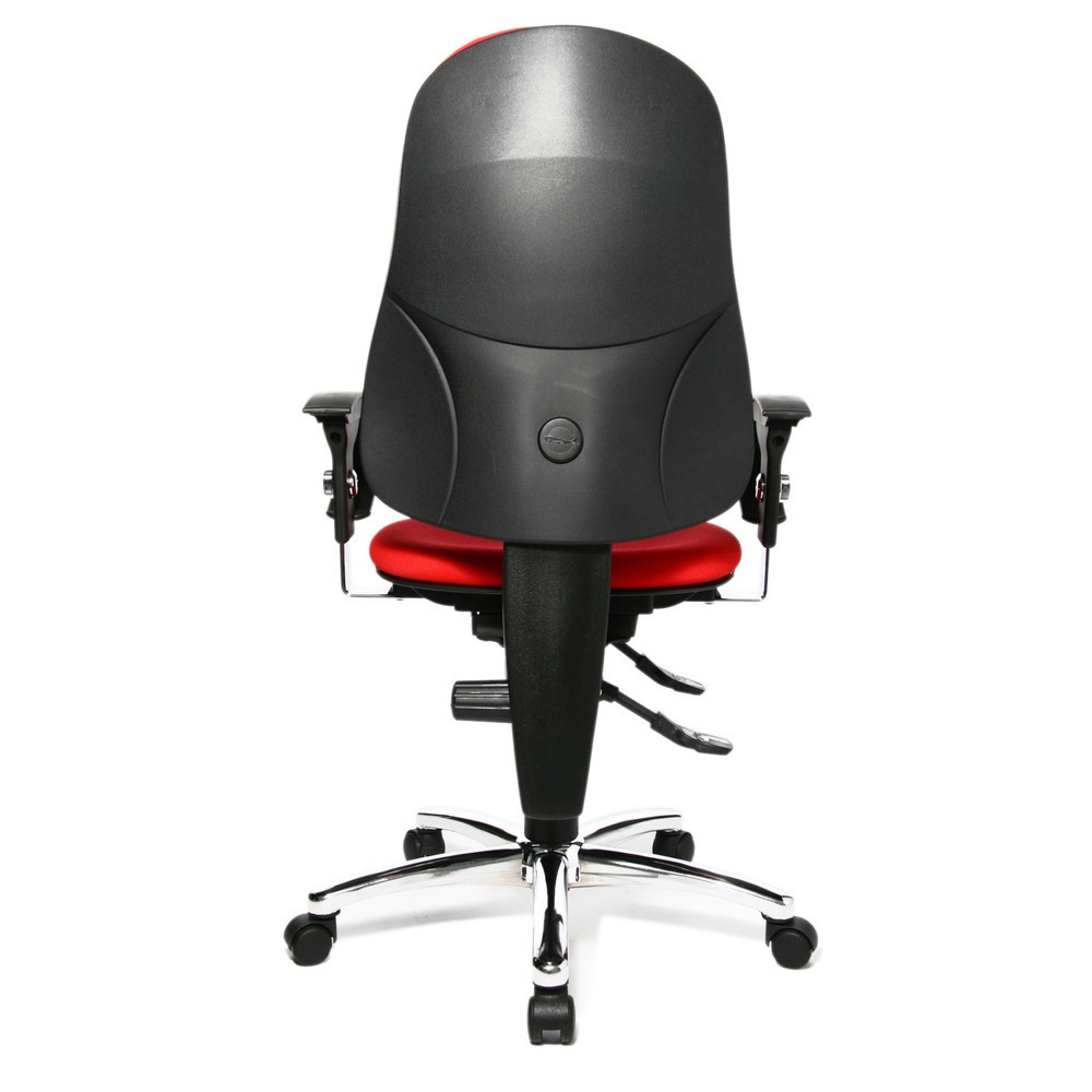 Produktabbildung Nr. 5: Chaise de bureau pivotante Topstar® Ortho 10, accoudoirs réglables en hauteur, rouge