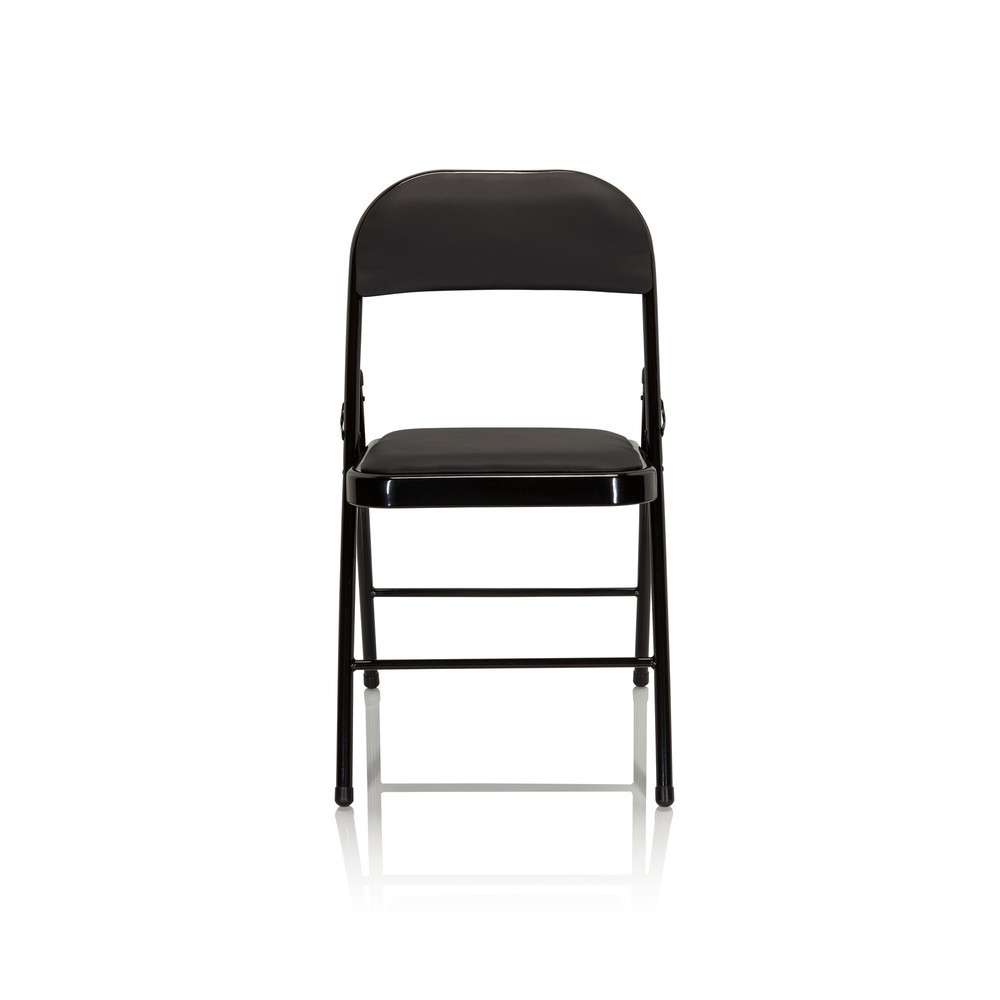 Produktabbildung Nr. 1: Chaise de conférence / chaise-visiteur / chaise pliante hjh OFFICE BANDA V PU, noir