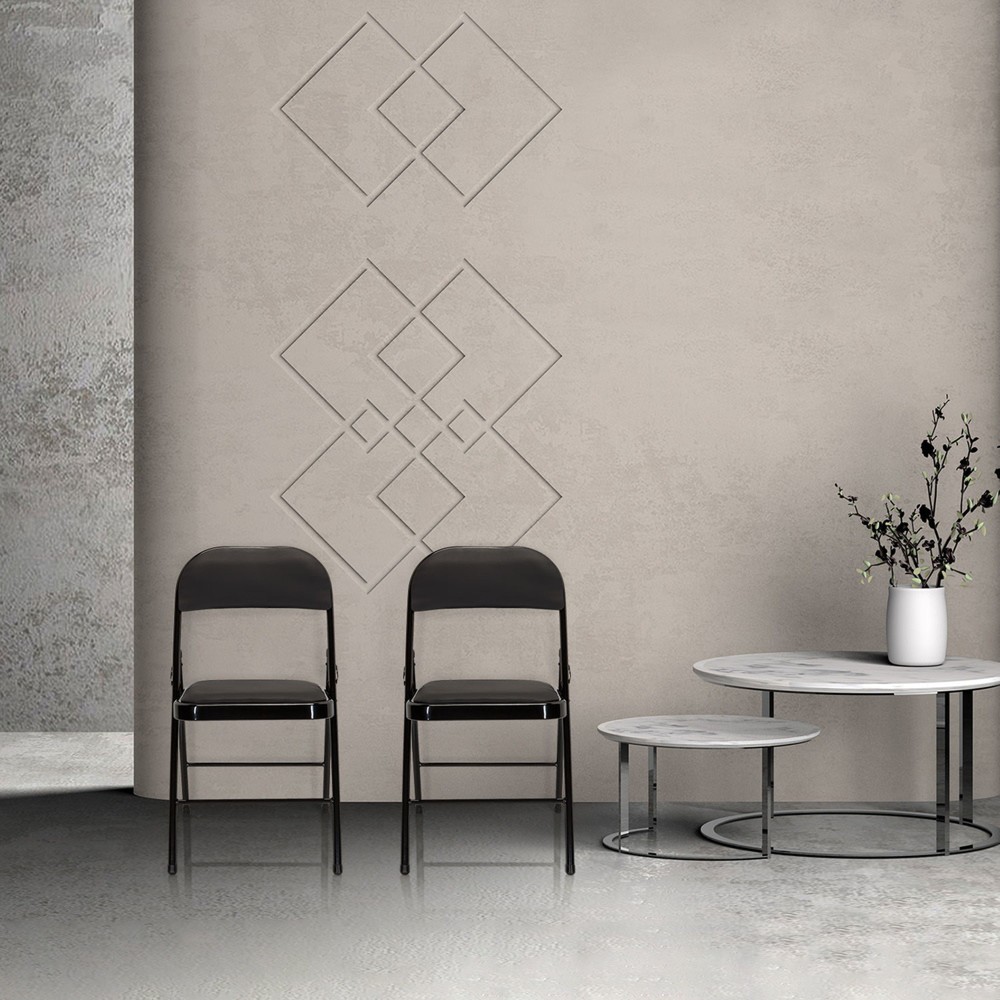 Produktabbildung Nr. 6: Chaise de conférence / chaise-visiteur / chaise pliante hjh OFFICE BANDA V PU, noir