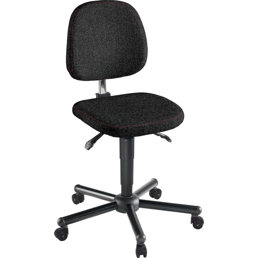 Produktabbildung Nr. 1: Chaise de travail pivotante meychair Workster Komplex XXL ESD, tissu, roulettes