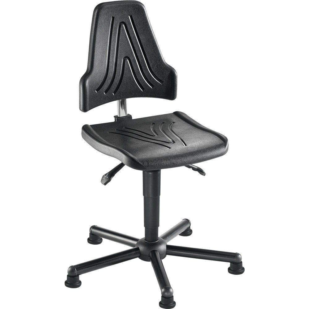 Produktabbildung Nr. 1: Chaise de travail pivotante meychair Workster Komplex XXL ESD, mousse PU, patins