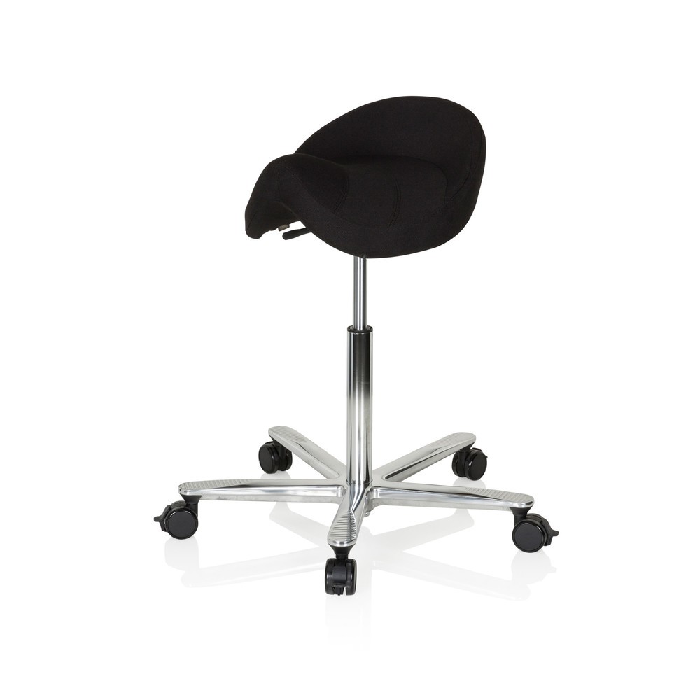 N° de l'image du produit 9 : Siège de travail / tabouret de travail hjh OFFICE MOVE-TEC 3D PRO I tissu, noir