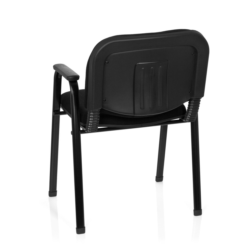 N° de l'image du produit 7 : Chaise-visiteur hjh OFFICE XT 650, noir/noir