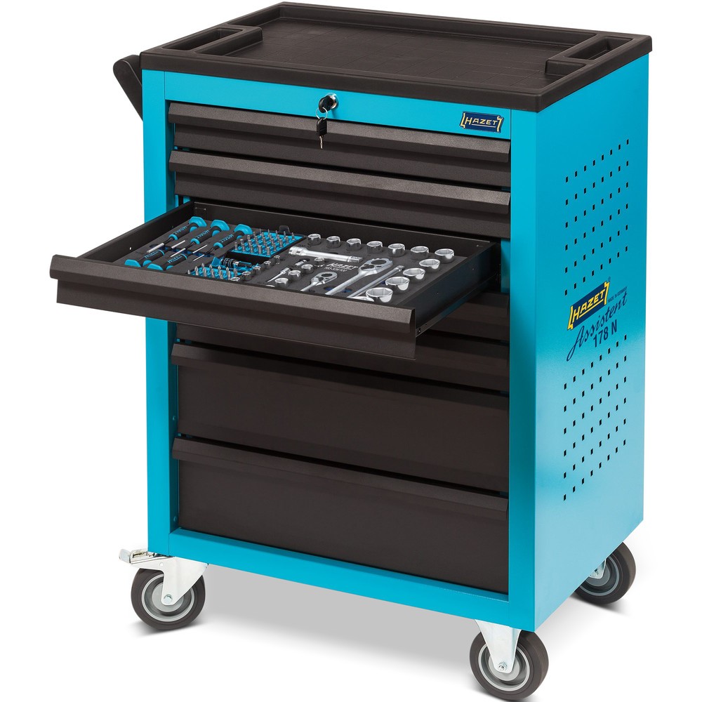 Produktabbildung Nr. 2: Chariot à outils HAZET® Assistent®, assortiment d'outils avec 147 pièces inclus