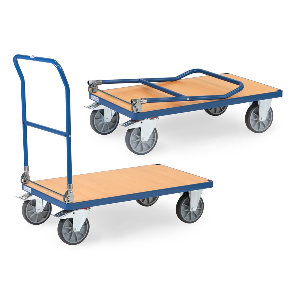 Produktabbildung Nr. 1: Chariot à plate-forme fetra®, pliable, capacité de charge 600 kg, surface de chargement l x P 1 000 x 600 mm
