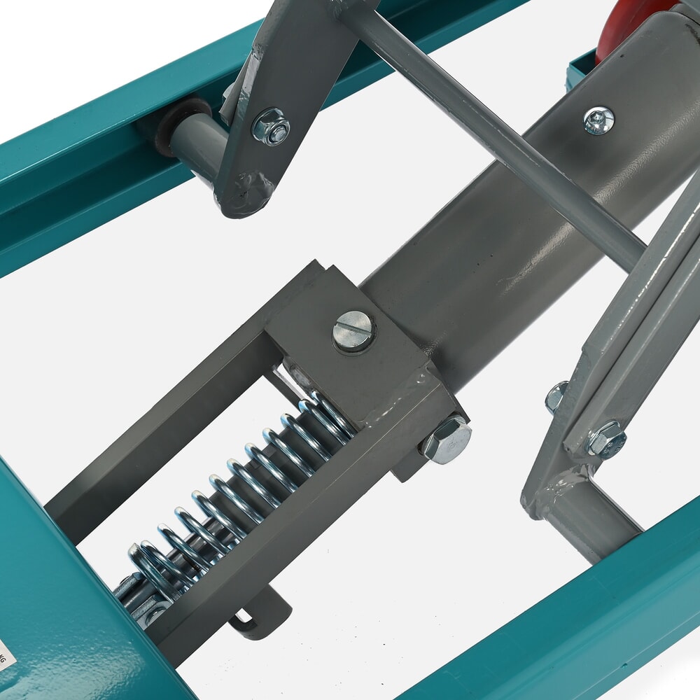 N° de l'image du produit 5 : Chariot à table élévatrice à ciseaux Ameise®, arceau fixe, capacité de charge 500 kg, 850 x 500 mm