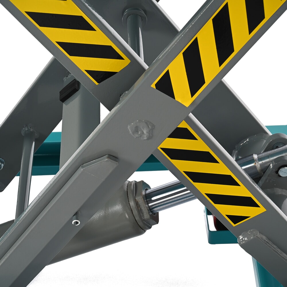 N° de l'image du produit 11 : Chariot à table élévatrice à ciseaux Ameise®, arceau fixe, capacité de charge 500 kg, 850 x 500 mm