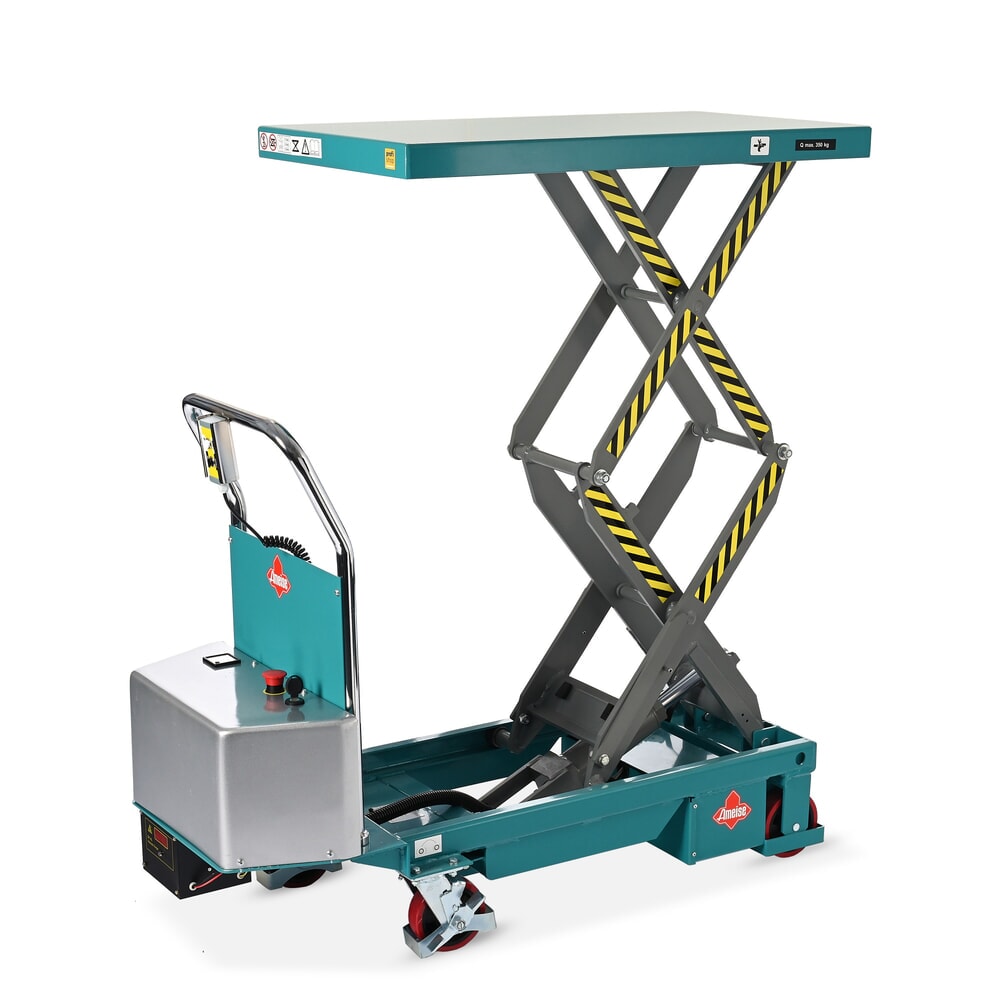 Illustration du produit: Chariot à table élévatrice à doubles ciseaux Ameise® LTT 0.35, électrique, capacité de charge 350 kg, plate-forme de 910 x 500 mm