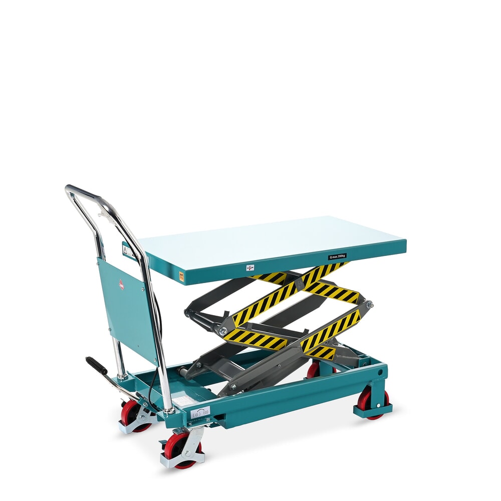 Produktabbildung Nr. 3: Chariot à table élévatrice à ciseaux doubles Ameise®, capacité de charge 350 kg, 910 x 500 mm