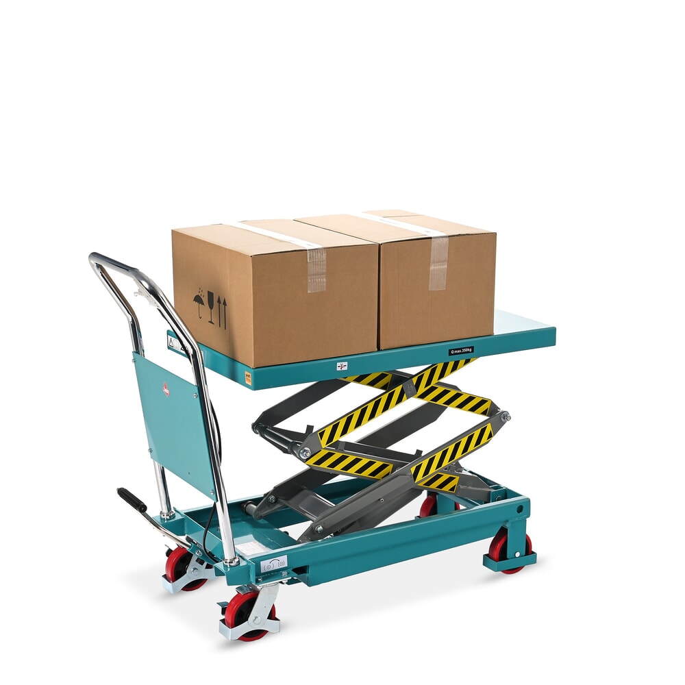 Produktabbildung Nr. 4: Chariot à table élévatrice à ciseaux doubles Ameise®, capacité de charge 350 kg, 910 x 500 mm