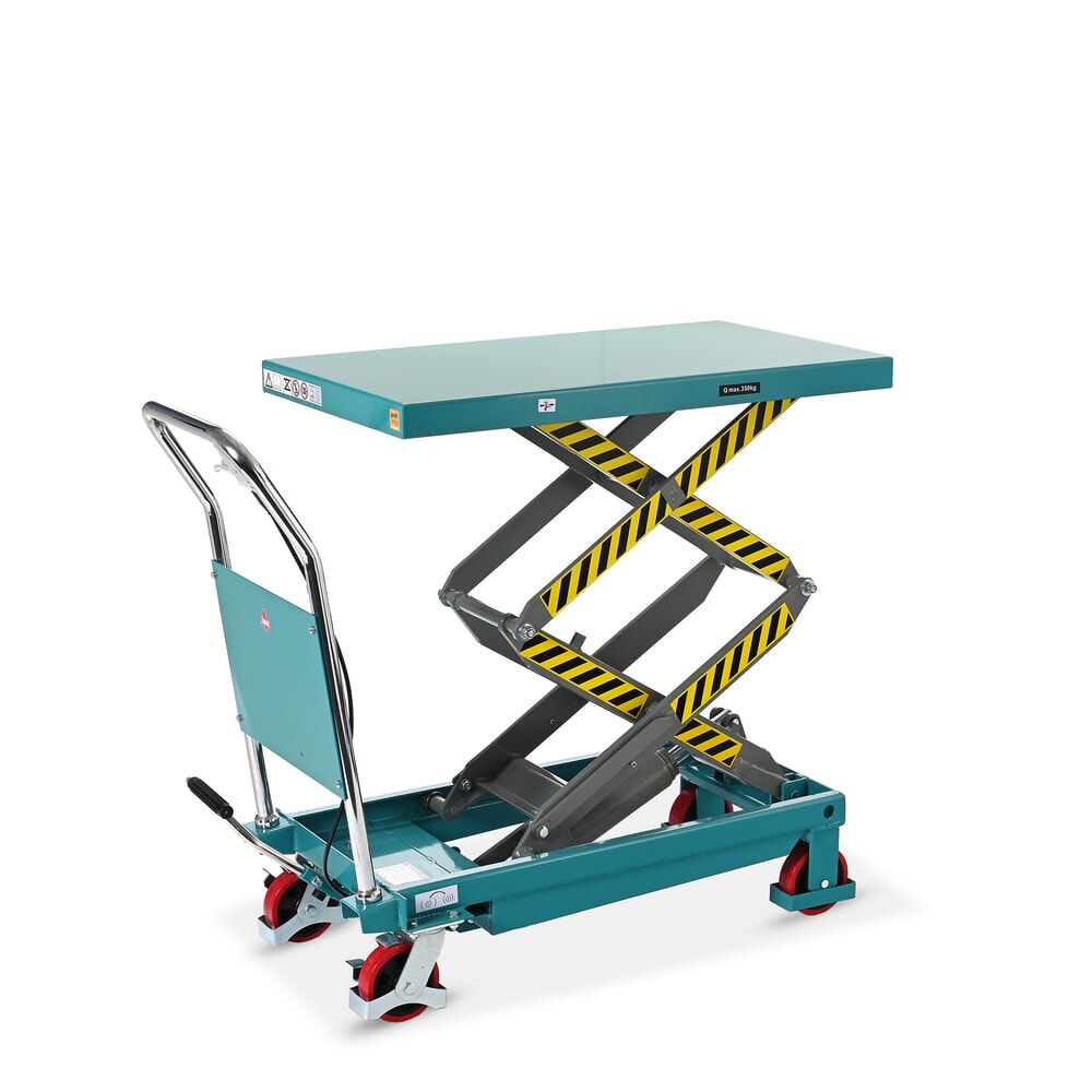 Produktabbildung Nr. 6: Chariot à table élévatrice à ciseaux doubles Ameise®, capacité de charge 350 kg, 910 x 500 mm