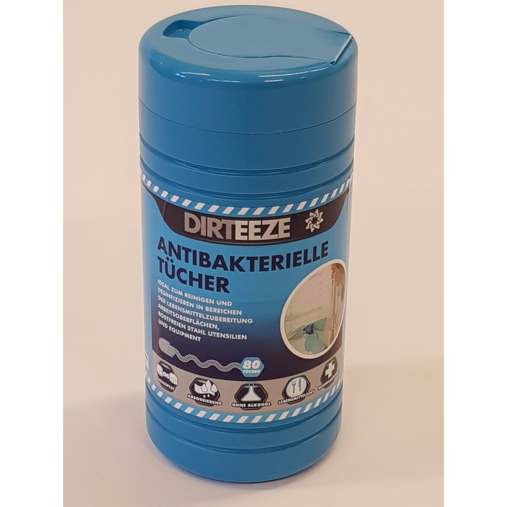 Illustration du produit: Chiffons antibactériens, 8 boîtes de 80 chiffons