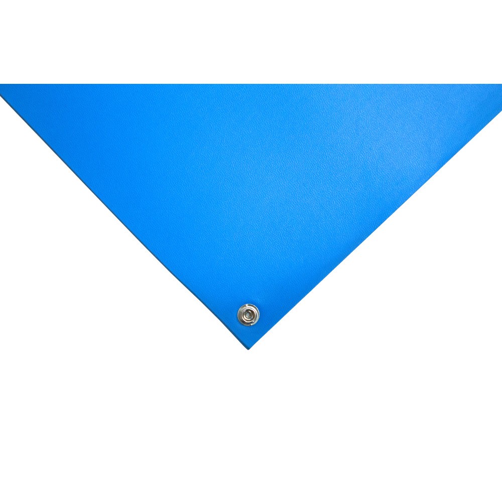 Produktabbildung Nr. 2: COBA Kit de tapis de travail ESD en PVC avec couche conductrice, lxP 1 200 mm x m linéaire, bleu