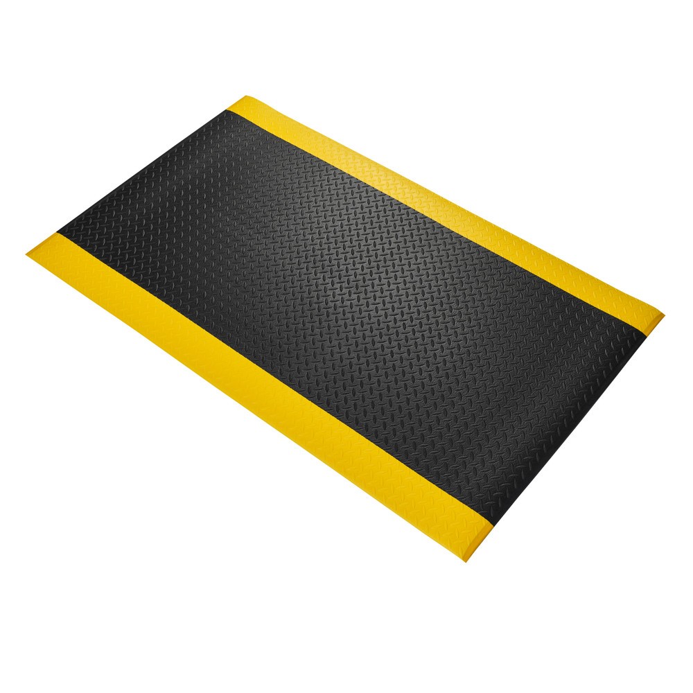Produktabbildung Nr. 1: COBA Orthomat® Diamond antivermoeidheidsmat , bxd 900 x 1.500 mm, zwart/geel