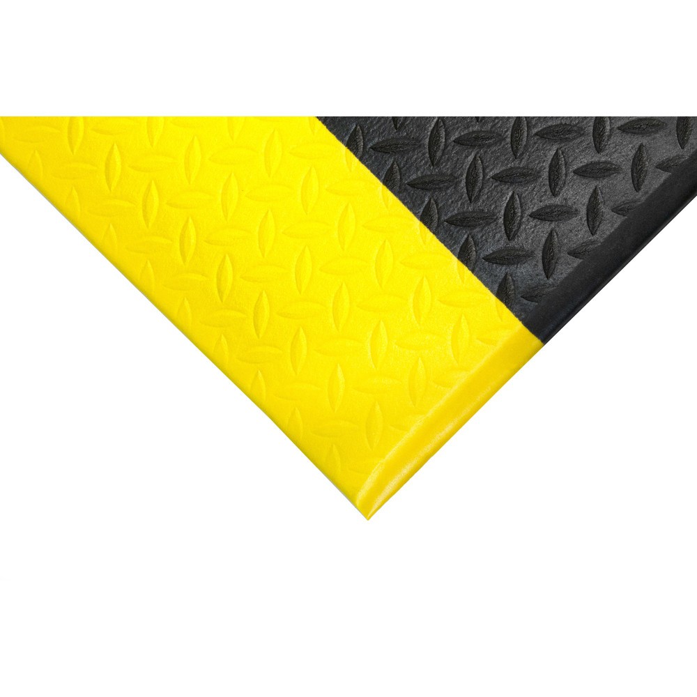 Produktabbildung Nr. 3: COBA Orthomat® Diamond antivermoeidheidsmat, bxd 900 x lpm mm, zwart/geel