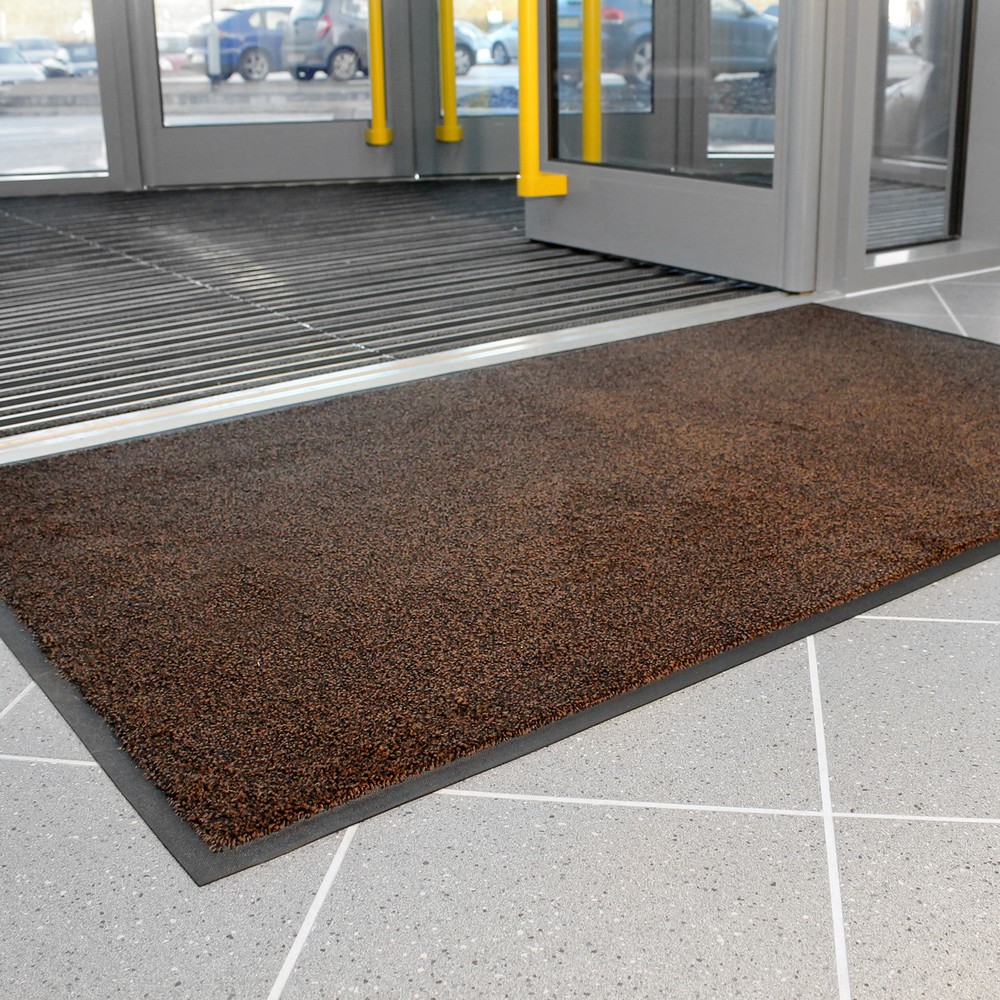 Produktabbildung Nr. 4: COBA Paillasson en nylon, lxP 600 x 850 mm, noir/marron
