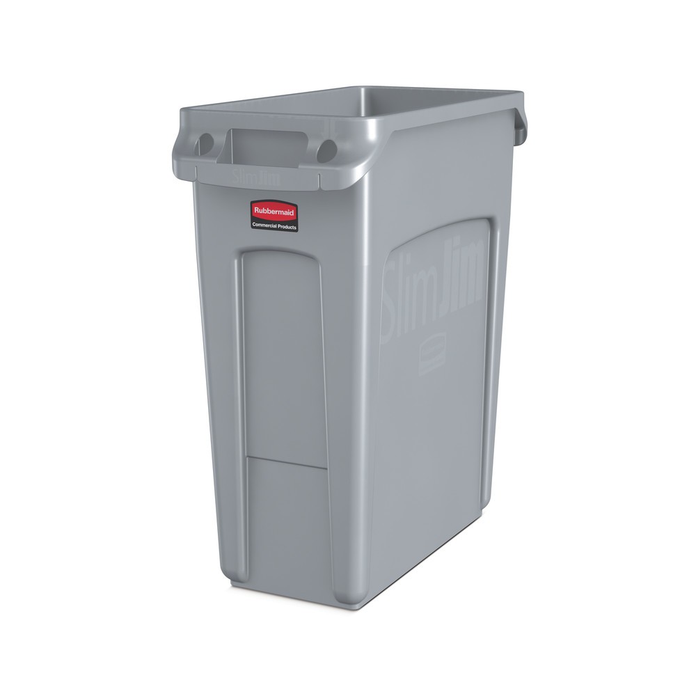 Illustration du produit: Collecteur de recyclage Rubbermaid® Slim Jim®, 87 litres, avec canaux d’aération