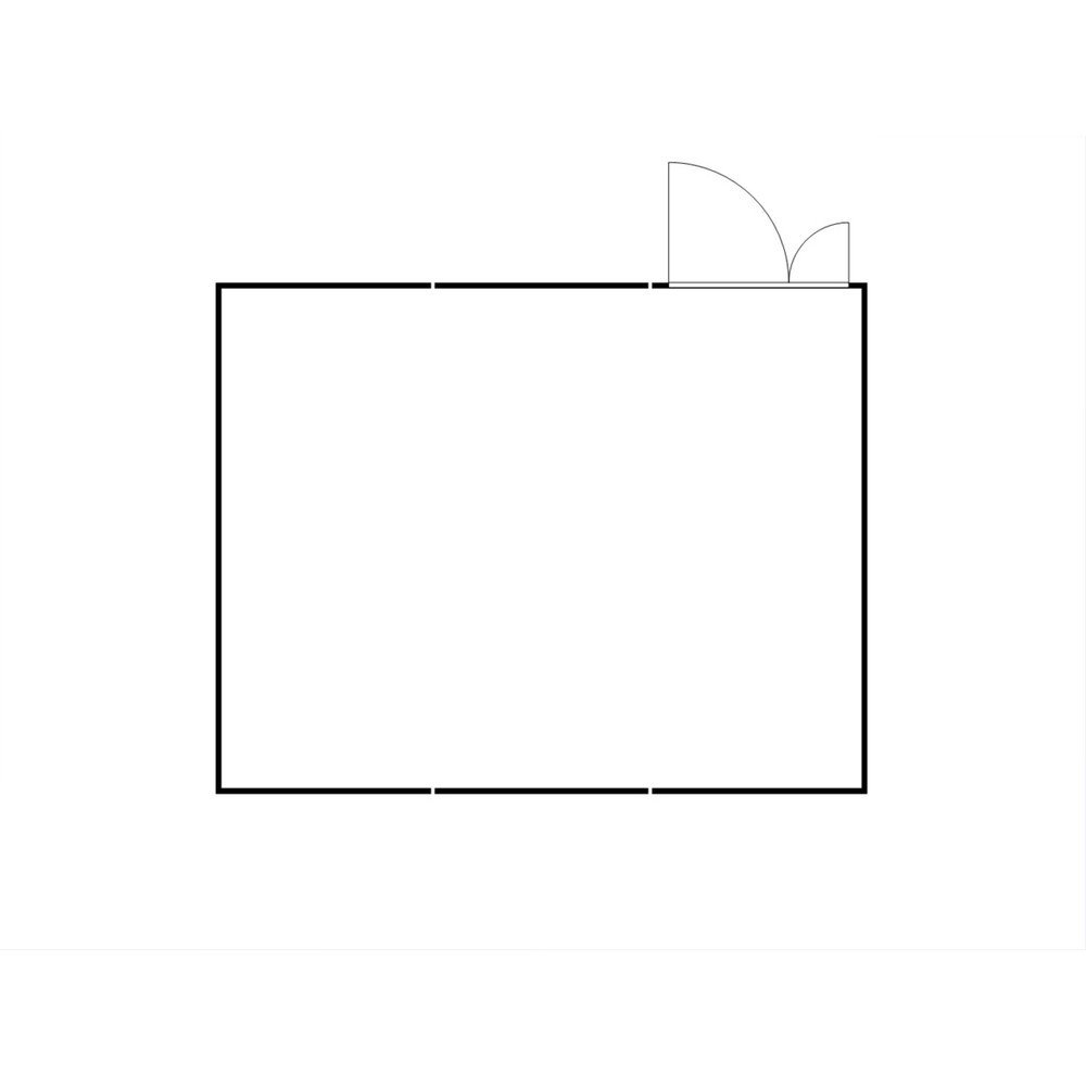 Produktabbildung Nr. 2: Combinatie van containers voor gevaarlijke stoffen SAFE Tank 5000 ALG, verzinkt, voorgemonteerd, buitenafmetingen 5.380x6.520x2.300 mm, dubbele draaideur (asymmetrische verdeling), centraal in de zijde van 6 meter, opslagruimte 32 m²