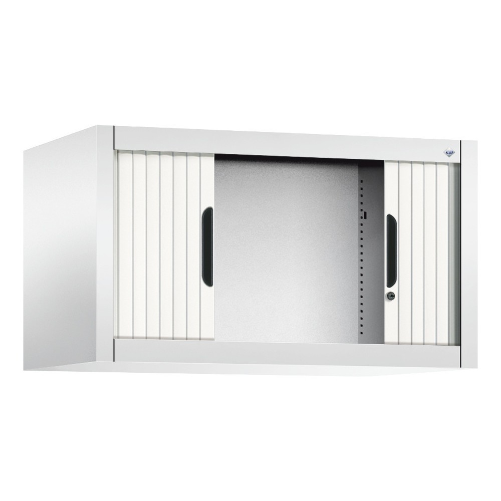 Produktabbildung Nr. 3: Complément d’armoire à volet roulant C+P, 1 hauteur de classeur, largeur 800 mm, blanc signalisation
