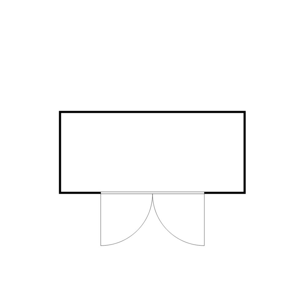 Produktabbildung Nr. 2: Container voor gevaarlijke stoffen SAFE Tank 1700 WGK, verzinkt, gemonteerd, binnen- en buitenoprek, buitenafmetingen 5.080x2.170x2.300 mm, dubbele draaideur, centraal in de brede zijde, opslagruimte 10 m²