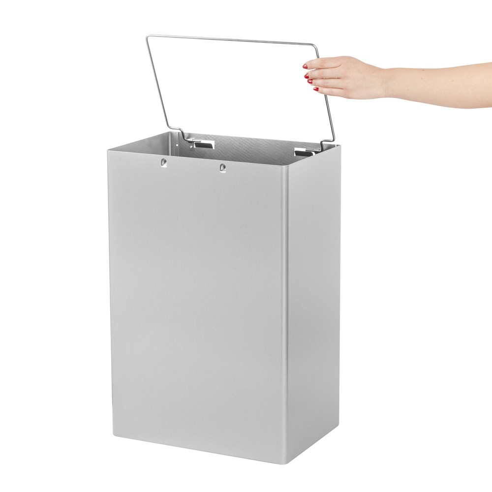 Produktabbildung Nr. 2: Conteneur à déchets Air-Wolf d’un volume de 50 litres en acier inoxydable brossé