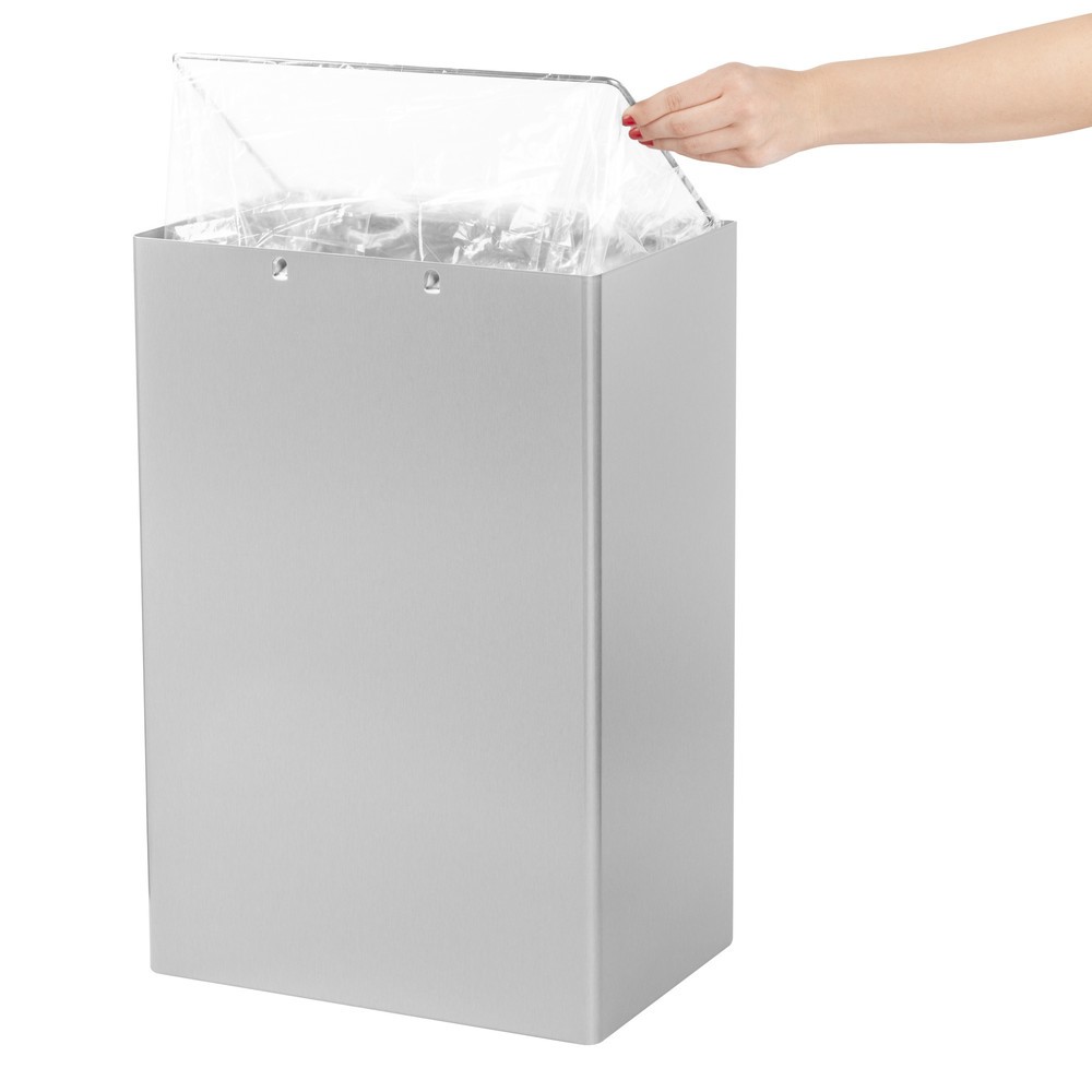Produktabbildung Nr. 3: Conteneur à déchets Air-Wolf d’un volume de 50 litres en acier inoxydable brossé