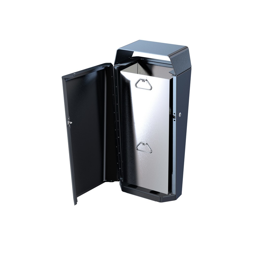 Produktabbildung Nr. 2: Poubelle RK RENNER, 70 litres, seau intérieur, gris anthracite