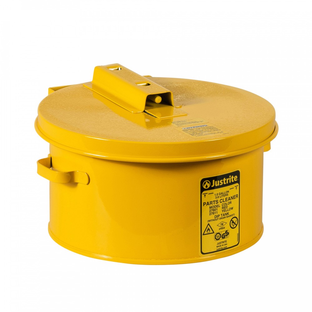 Produktabbildung Nr. 1: Cuve de lavage et à immersion Justrite, jaune, 4 litres
