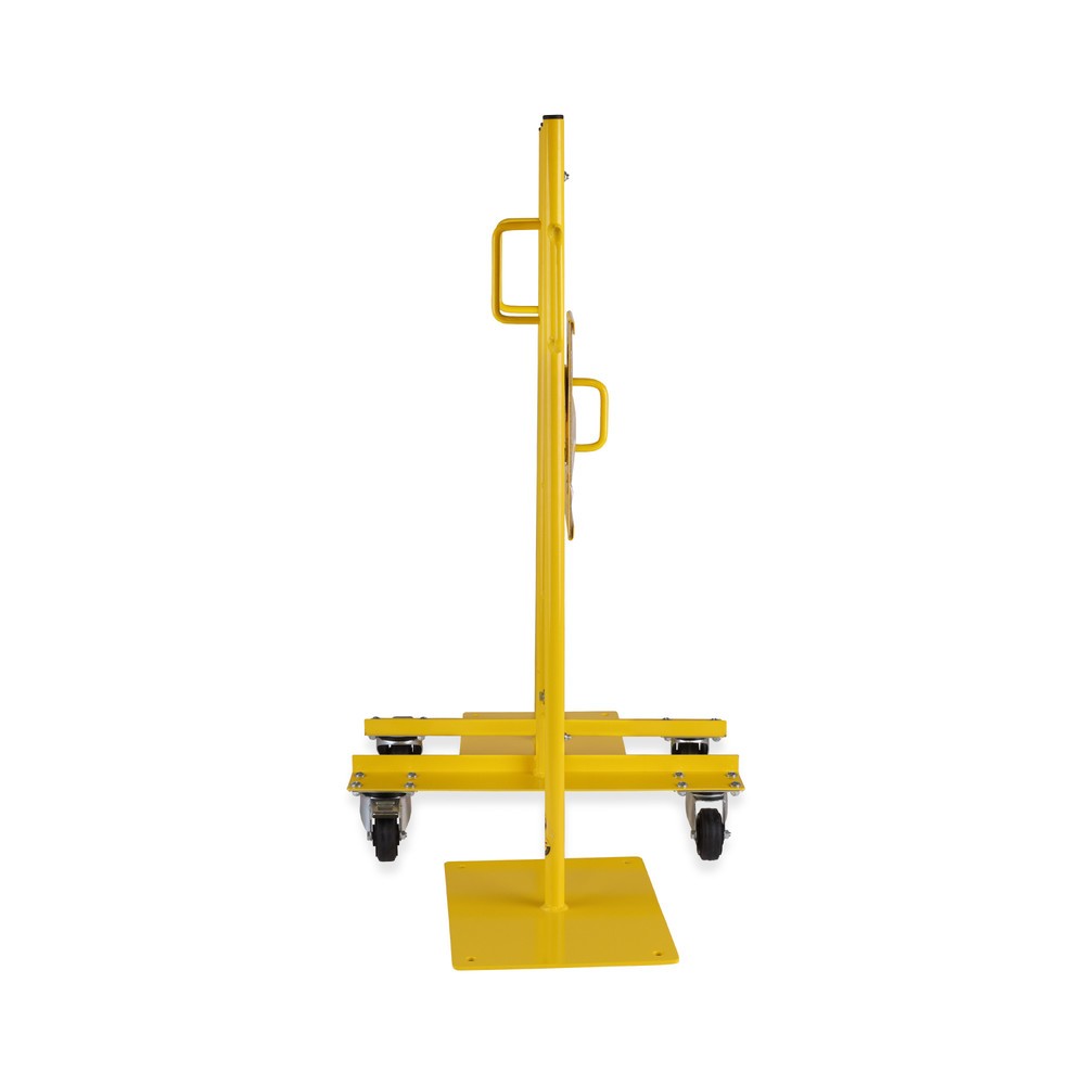 Produktabbildung Nr. 3: dancop Kit de barrière extensible, 2 pieds à roulette, 2 plaques de base, largeur 2 x 2 000 mm, jaune/noir